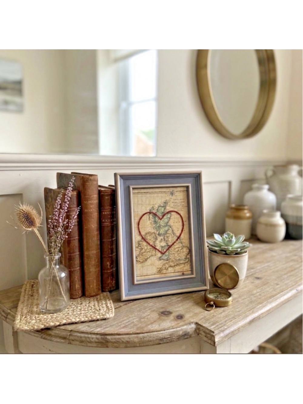 Sadie & June United Kingdom & Ireland Heart Map